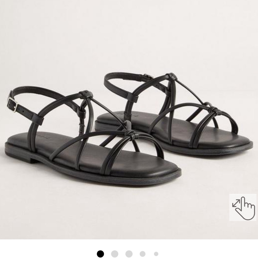 NWT Torrid black gladiator sandals 10.5 Wide width